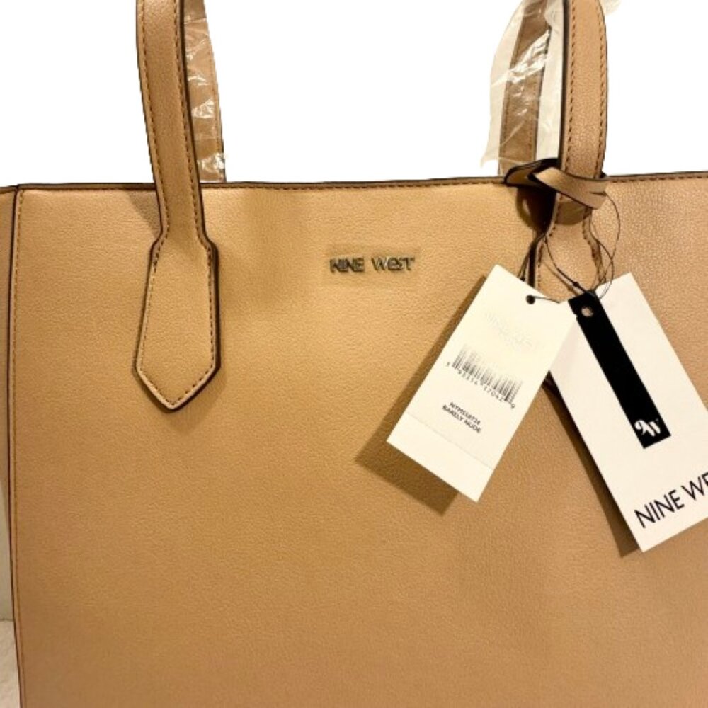 NWT Nine West Nude Maysenn Tote Bag 👜 - Picture 6 of 8